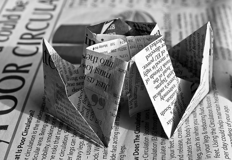 Newspaper Crafts